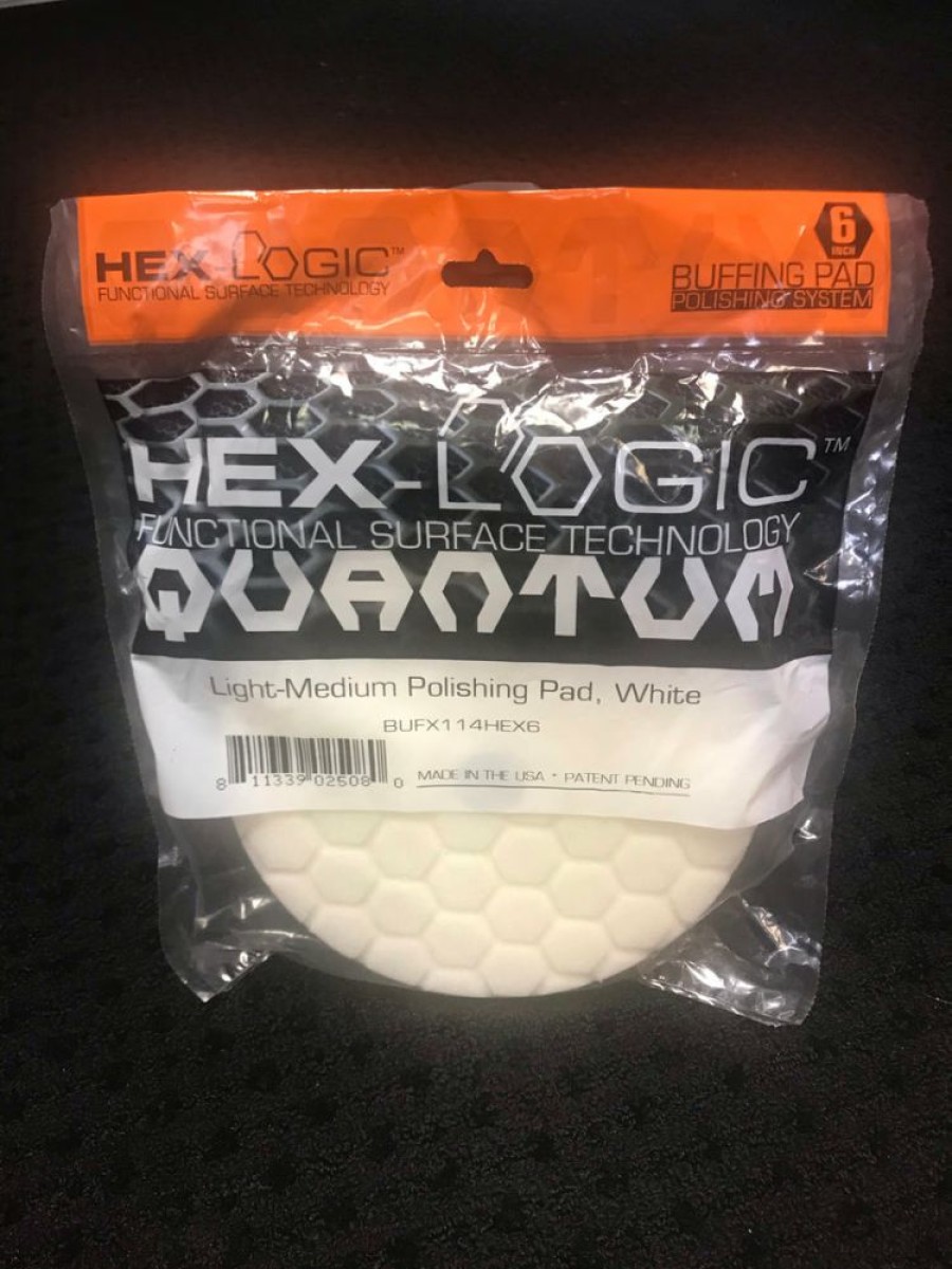 Buffing Pads * | Last Chance Hex-Logic Light-Medium, White