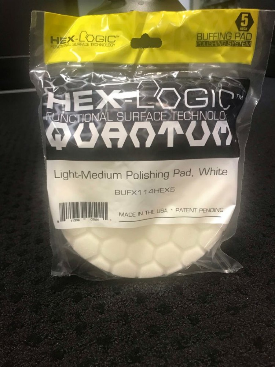 Buffing Pads * | Last Chance Hex-Logic Light-Medium, White