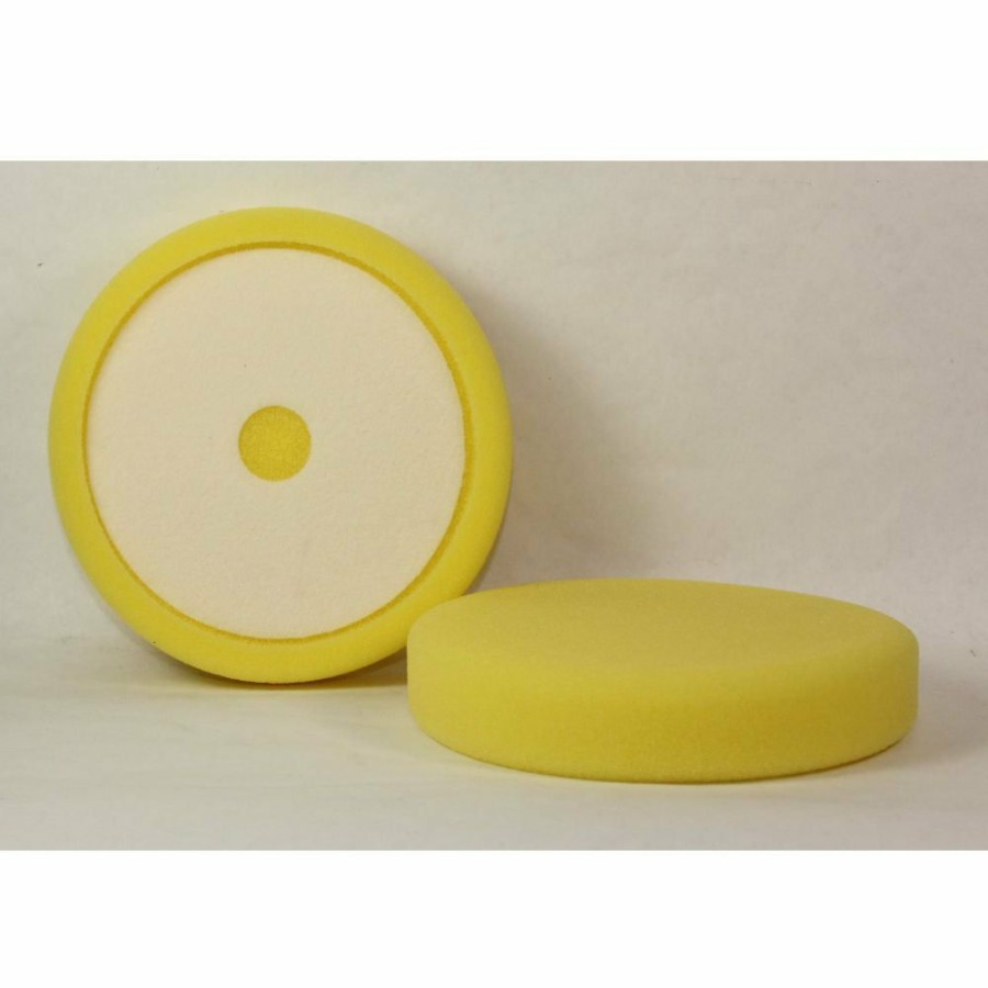 Buffing Pads * | Hi-Tech Industries Hi-Tech Ylw Medium Cut Foam Pad-6.5