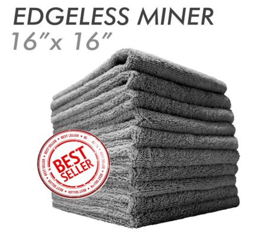 Polish & Glazes * | The Rag Company Trc: The Edgeless Miner Microfiber Metal Polishing Towel