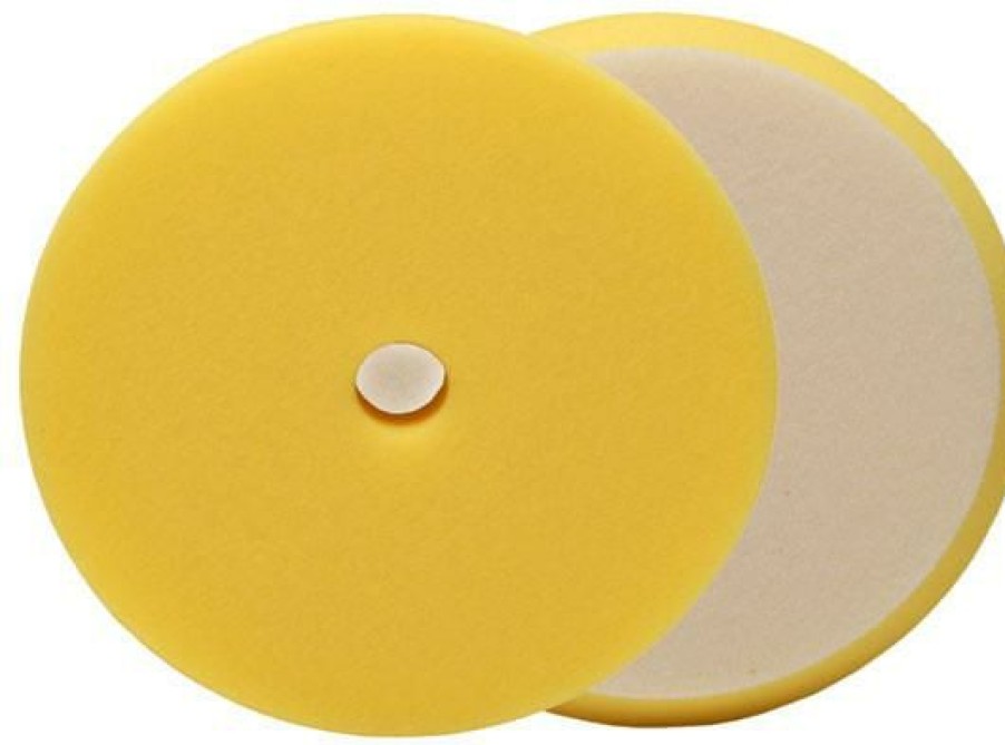 Polish & Glazes * | Buff And Shine Uro-Tec Yellow Polishing Foam Grip Pad