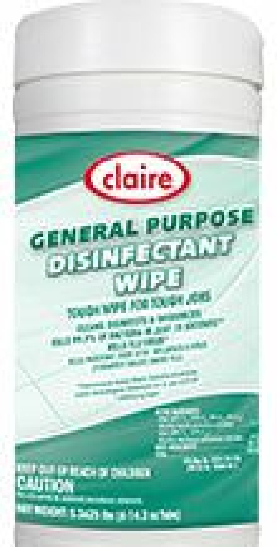 Cleaners & Degreasers * | Claire General Purpose Disinfectant Wipes Cleaners & Degreasers