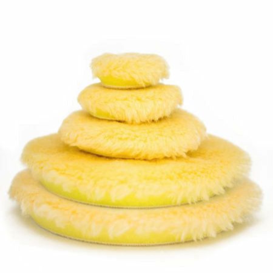 Buffing Pads * | Rupes Tool Spa Rupes Yellow Medium Wool Pads