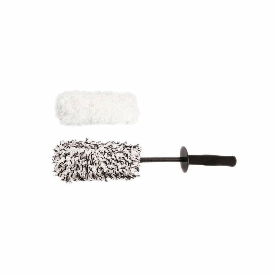 Brushes * | Maxshine Detailing Maxshine Microfiber Wheel Brush With Replaceable Brush Cover