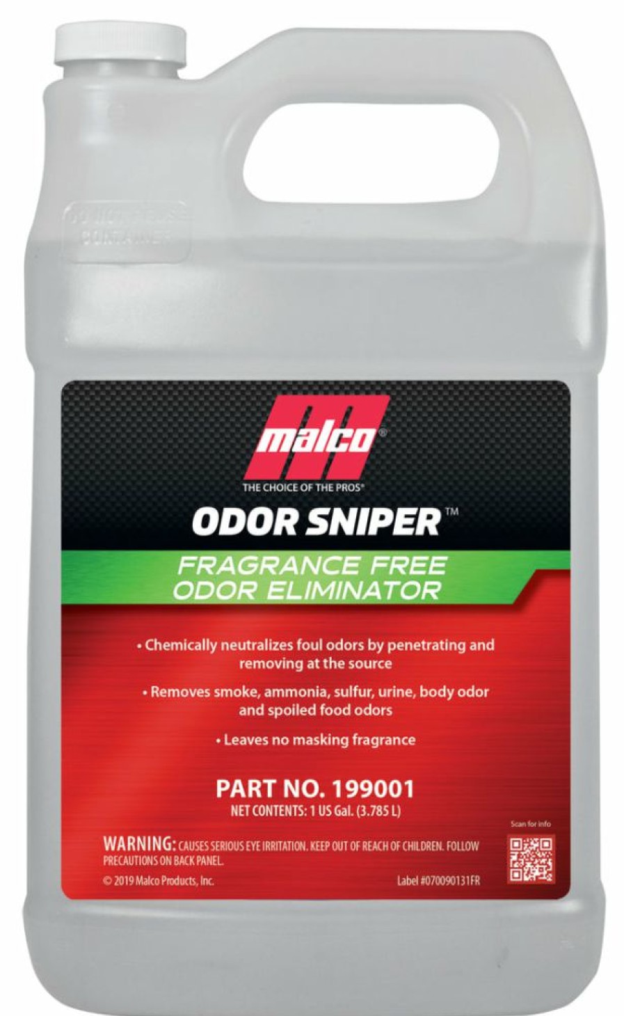 Cleaners & Degreasers * | Malco Products Malco Odor Sniper Fragrance Free Eliminator