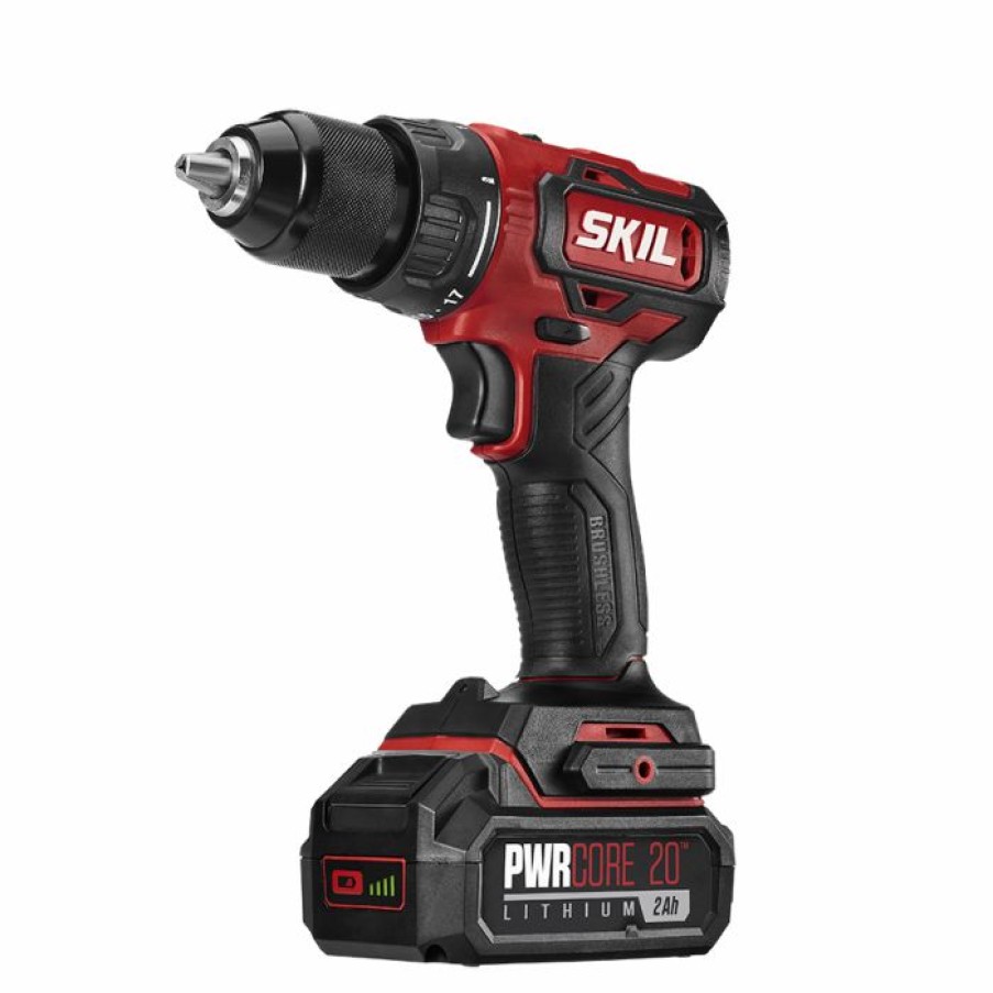 Accessories * | Accessories Skil Brushless 20V 1/2In. Drill Driver Kit