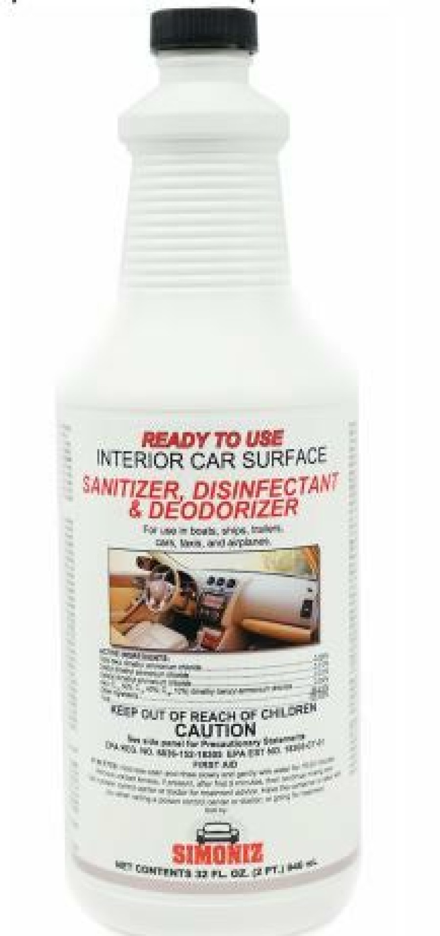 Cleaners & Degreasers * | Simoniz Rtu Interior Car Surface Sanitizer, Disinfectant & Deodorizer Last Chance