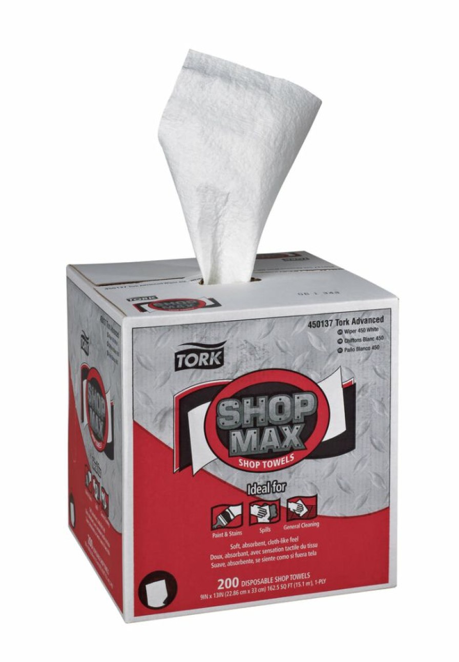 Towels & Microfibers * | Tork Shopmax Wiper 450 Centerfeed Box