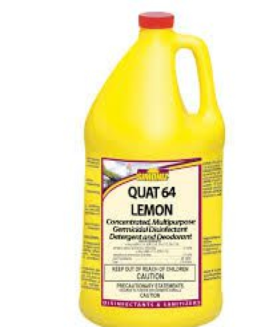 Cleaners & Degreasers * | Simoniz Quat 64 Lemon Germicidal Disinfectant Last Chance