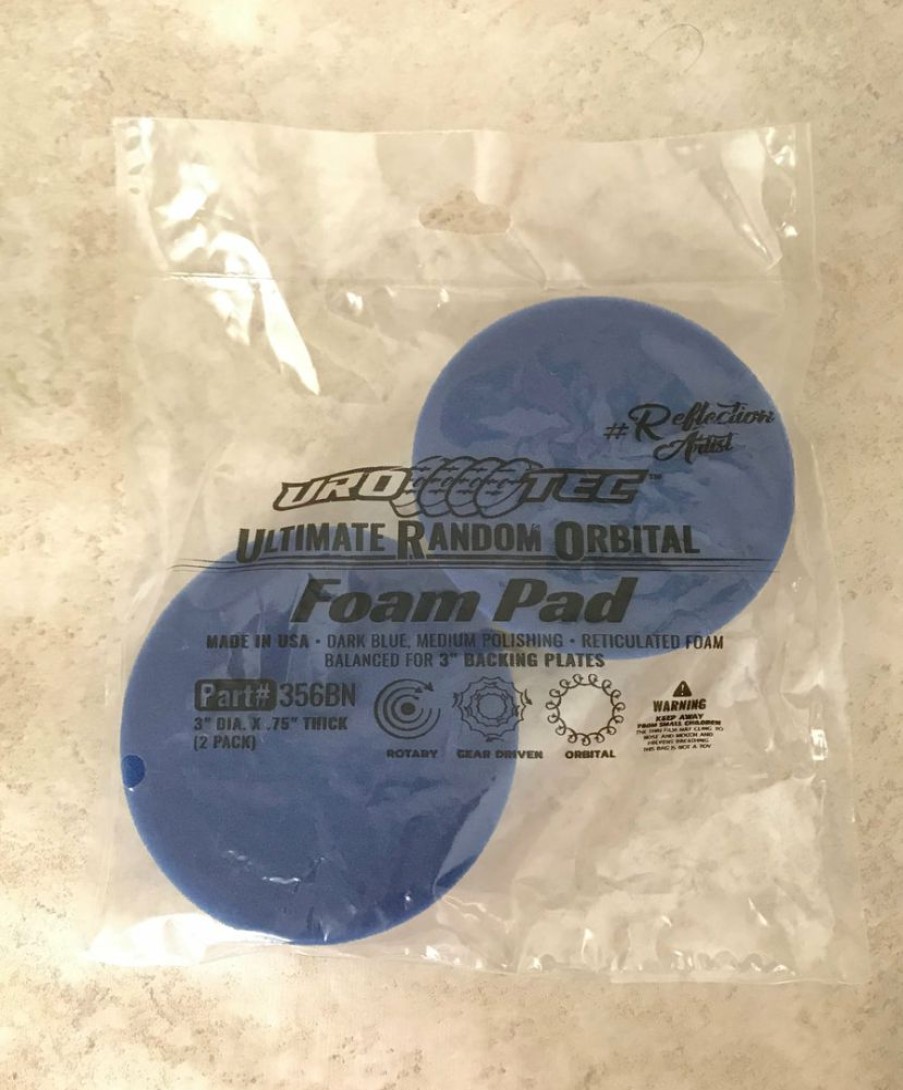 Polish & Glazes * | Buff And Shine Uro-Tec Dark Blue Medium Polishing Foam Pad