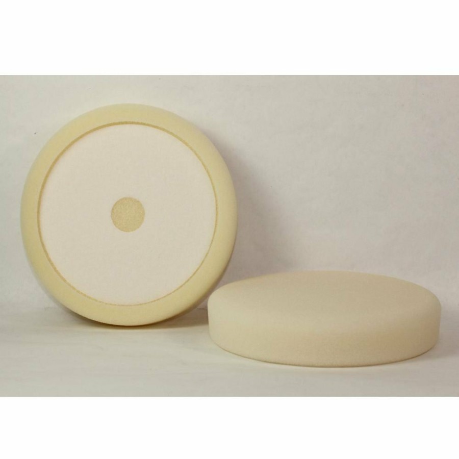 Buffing Pads * | Hi-Tech Industries Hi-Tech Wht Heavy Cut Foam Pad-6.5