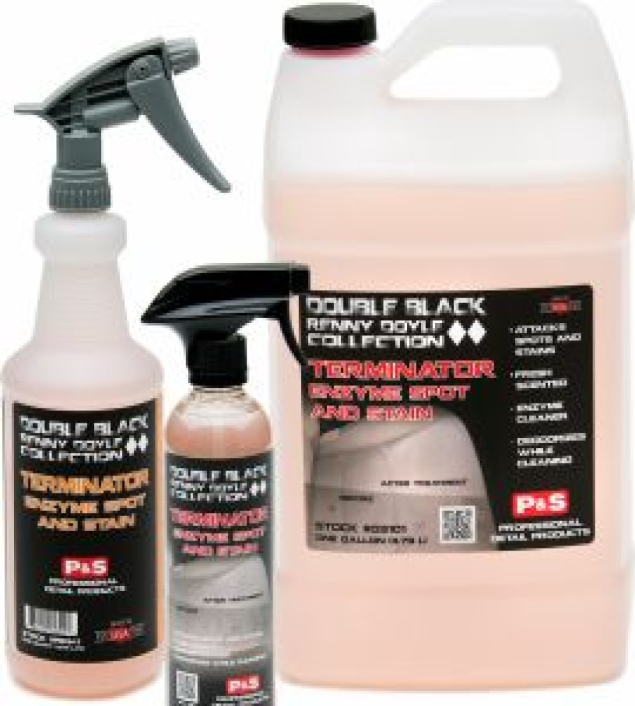 Cleaners & Degreasers * | P & S Detail Products Double Black Renny Doyle Collection, P&S: Terminator Enzyme Spot & Stain Remover