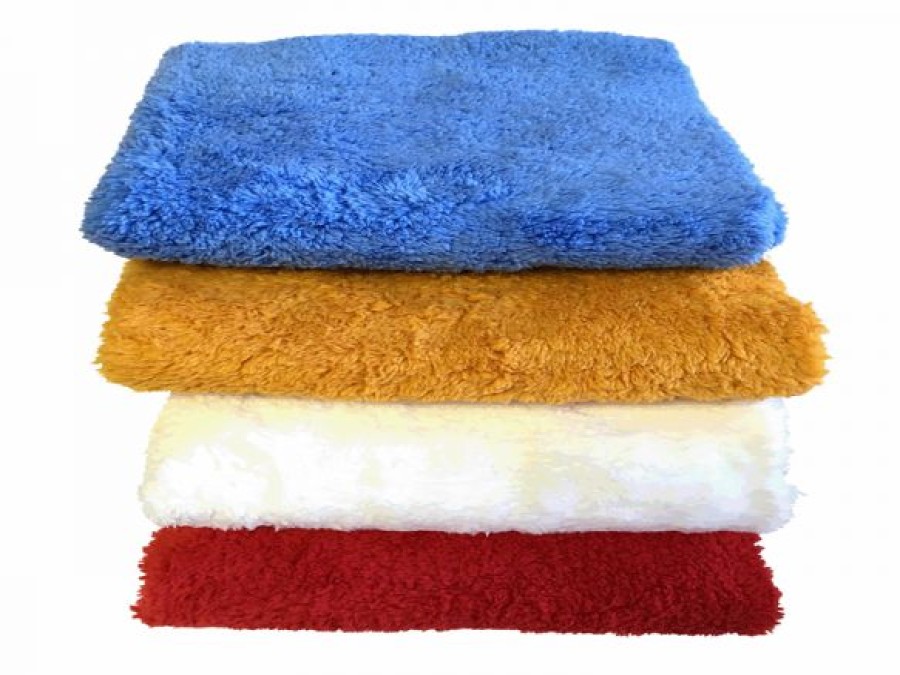 Accessories * | Qnix Accessories Coral Fleece Laser Cut Edgeless Microfiber Towel-16 16(12/Pk)